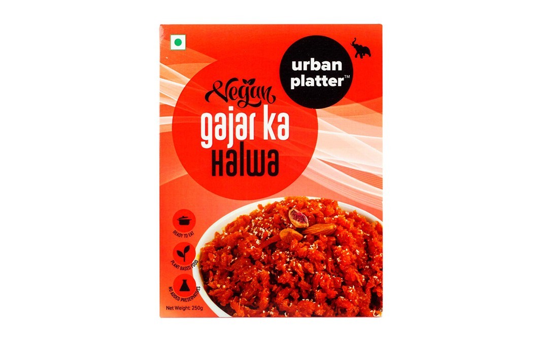 Urban Platter Vegan Gajar Ka Halwa    Box  250 grams
